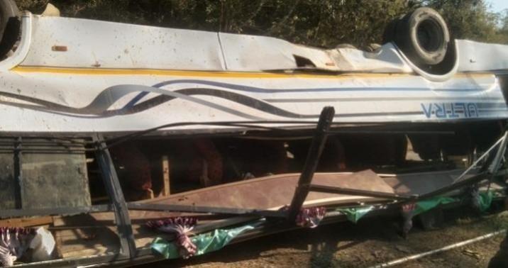 9 including 8 students killed as school bus overturns in Manipur. 9 including 8 students killed as school bus overturns in Manipur