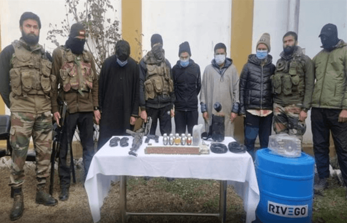 Arrested terrorist