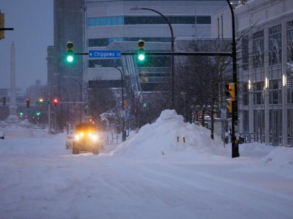 Snow in the US. Snow in the US.