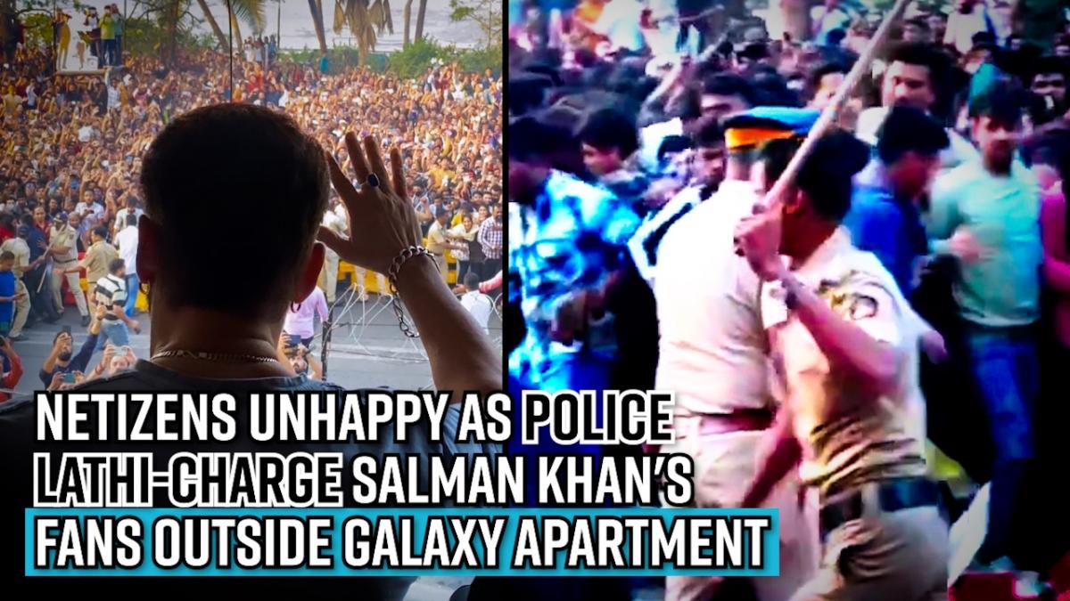 Salman Khan Salutes, Waves At Fans On His 57th Birthday, Police Resort ...