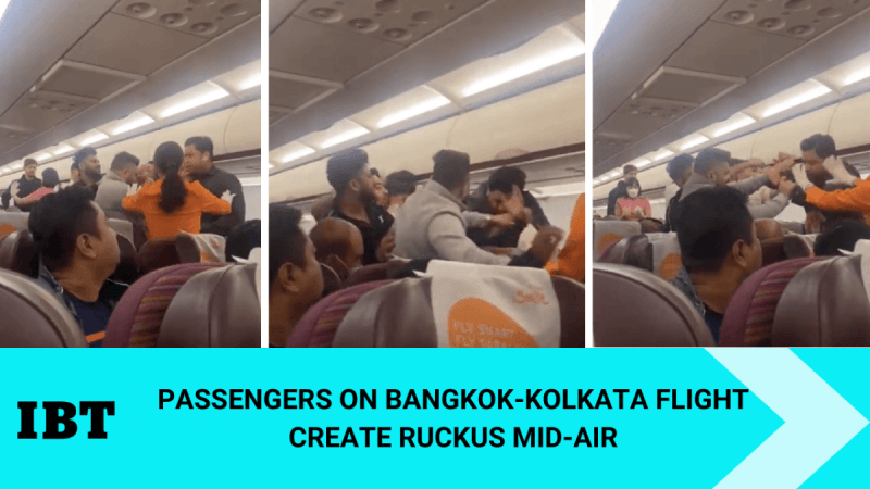 Passengers on Bangkok to India flight create ruckus; street-style fight mid-air shocks [watch]