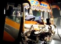 A SUV car collided with a luxury bus near Vesma village in Navsari district killing nine persons and some 28 others were injured and rushed to hospital.