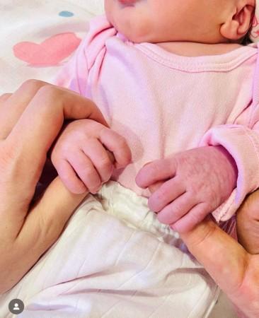 baby girl of Ayaz Khan