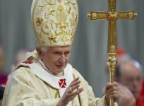 Pope Benedict XVI gives blessings