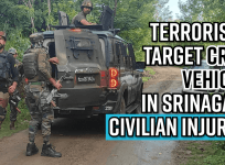 Second terror attack within minutes: Terrorists target CRPF vehicle in Srinagar; civilian injured