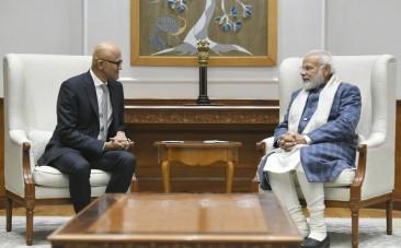 Satya Nadella meets PM, assures cooperation for Digital India campaign