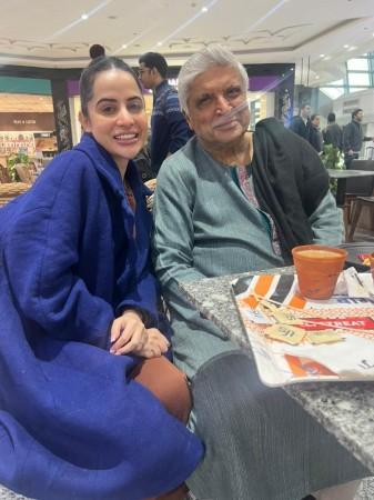 javed akshtar and uorfi