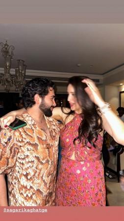 Sagarika Ghatge and Zaheer Khan