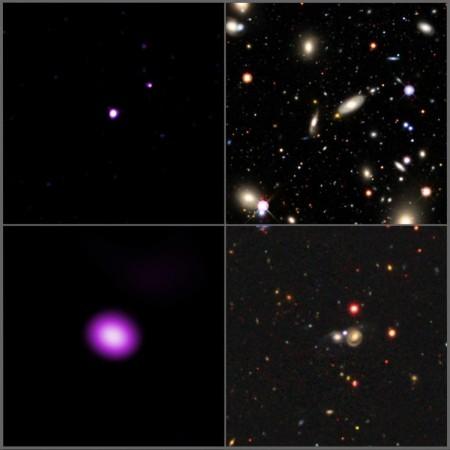 NASA's Chandra observatory helps dig out black holes previously buried. NASA's Chandra observatory helps dig out black holes previously buried.