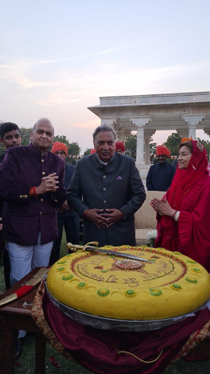 Maharaj Gaj Singh celebrates 75th birthday at Baradari of Umaid Bhawan Palace