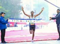 Mumbai Marathon: Ethiopia's Lemi, Haymanot set course records; Gopi wins in Indian section