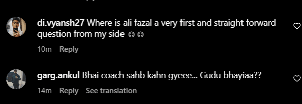 comments