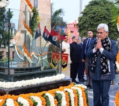 Last assault on terror and its ecosystem going on in J&K: LG Manoj Sinha Last assault on terror and its ecosystem going on in J&K: LG Manoj Sinha