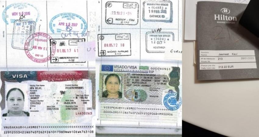 Indian women robbed in Madrid. indian women robbed in Madrid.