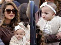 Priyanka Chopra with Malti Marie Chopra Jonas