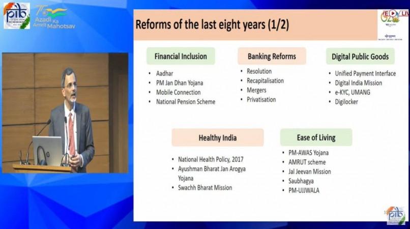 Chief Economic Advisor presentation on economic survey