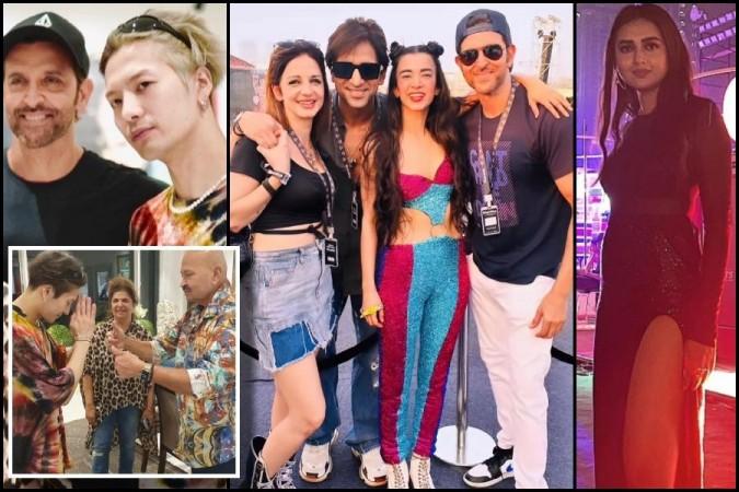 Jackson Wang meets Hrithik Roshan and fam, Disha Patani on his