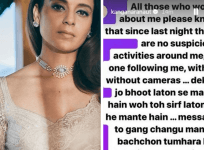 Kangana Ranaut Instagram post