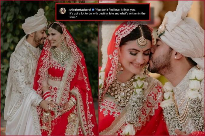 Abhishek Pathak and Shivaleeka Oberoi share first official wedding pictures