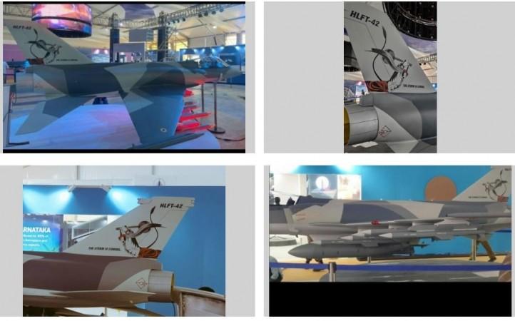 Lord Hanuman picture removed from HAL super fighter jet model Maruth HLFT -42 Lord Hanuman picture removed from HAL super fighter jet model Maruth HLFT -42