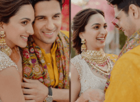 Sidharth, Kiara haldi pics