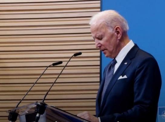 US President Joe Biden addresses media after NATO summit. US President Joe Biden addresses media after NATO summit