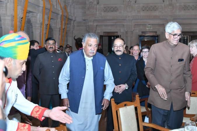 In Picture (L-R): HRH Gaj Singh II, Harsh Vardhan Shringla and D.R. Mehta In Picture (L-R): HRH Gaj Singh II, Harsh Vardhan Shringla and D.R. Mehta