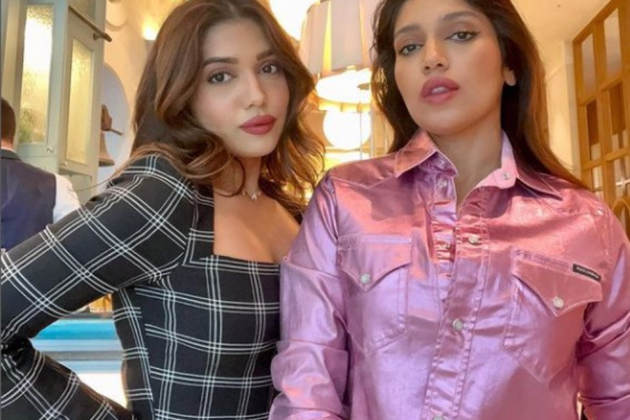 "Kylie & Kendall Jenner lite": Bhumi Pednekar poses with sister Samiksha; netizens have funniest reactions