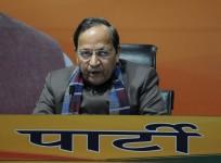 New Delhi: BJP MP Arun Singh addresses media at BJP HQ in New Delhi on Thursday, January 20, 2022.