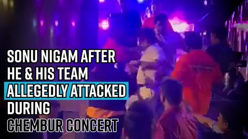 Sonu Nigam after he and his team allegedly attacked during Chembur concert