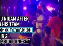 Sonu Nigam after he and his team allegedly attacked during Chembur concert