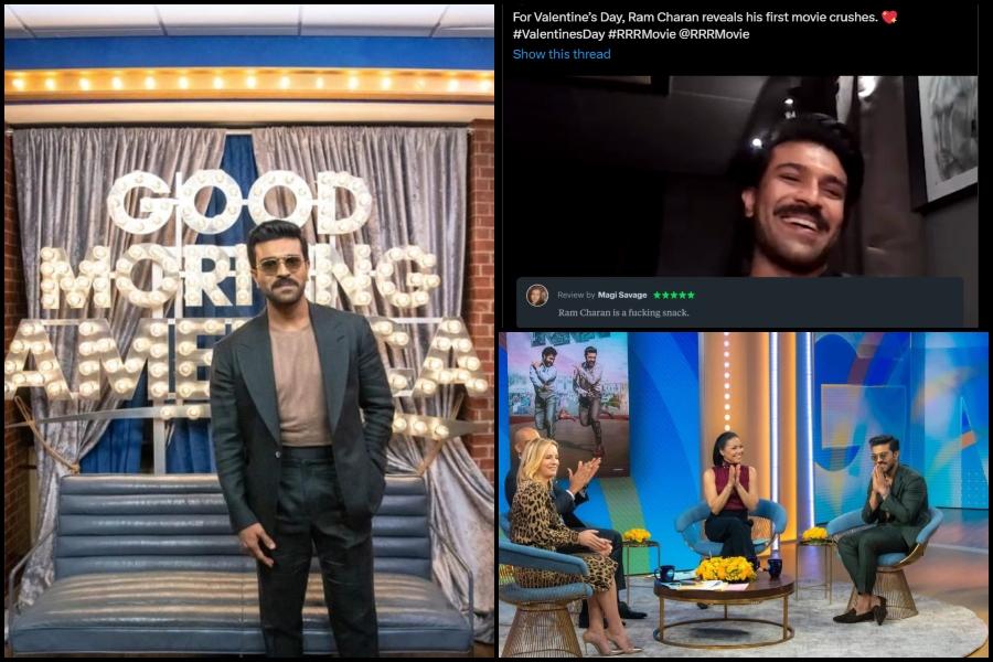 Ram Charan called a "snack" on Good Morning America Show; Chiranjeevi beams with pride [watch]