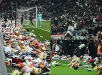 Fans shower football field with toys for quake-hit children in Turkiye