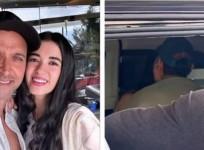 Hrithik Roshan, Saba Azad kiss