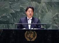 Japanese Foreign Affairs Minister Yoshimasa Hayashi