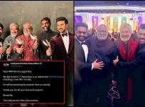 Ram Charan and other members of team RRR