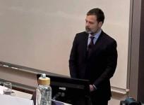 London: Congress leader Rahul Gandhi in a new look with a trimmed beard, during an event at the University of Cambridge in London, United Kingdom.