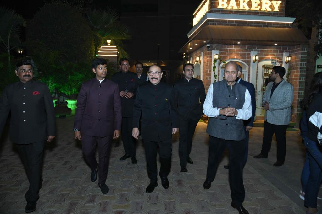 Harsh Vardhan Shringla arrives in Jodhpur to receive lifetime achievement award for his outstanding contributions by BMVSS