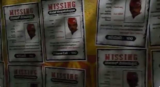 Karnataka Congress posters on missing BJP MLA Missing MLA posters in K'taka