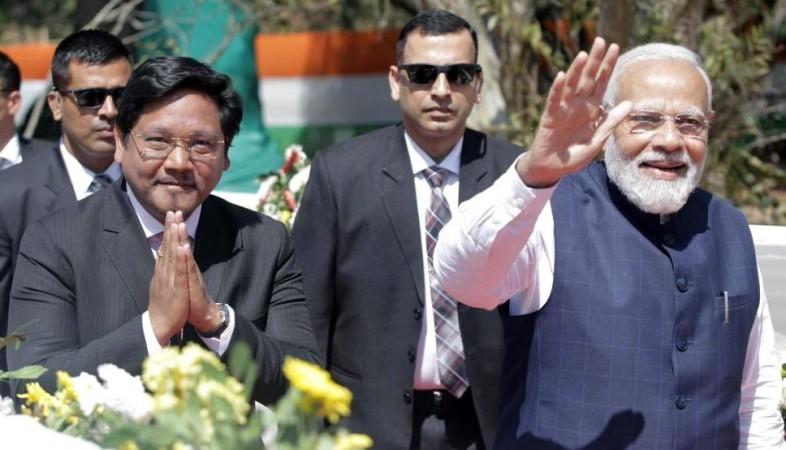 Conrad Sangma takes oath as Meghalaya CM for 2nd term Conrad Sangma takes oath as Meghalaya CM for 2nd term