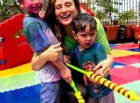 Kareena celebrates Holi with Taimur, Jehangir but misses Saif