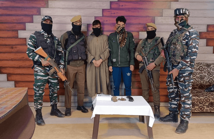Arrested terrorists