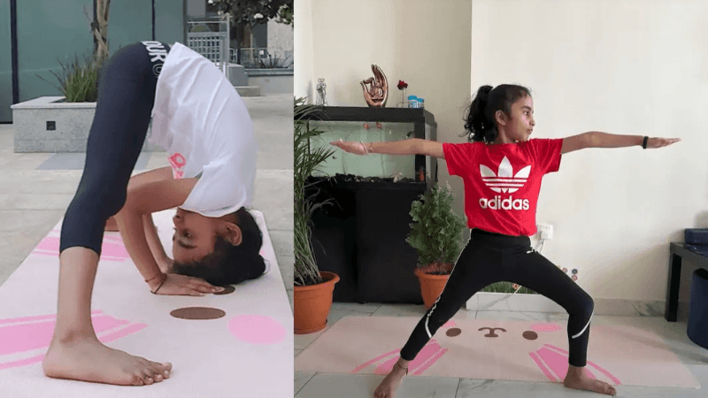 Praanvi, is younger than Reyansh Surani, who holds the record for the youngest yoga instructor (male) Praanvi