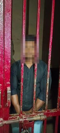 Youth arrested for stunting on top of car by taking off shirt, car seized. Youth arrested for stunting on top of car by taking off shirt, car seized.