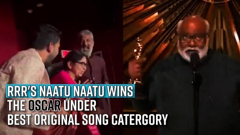 Oscar Awards 2023: RRR's Naatu Naatu Wins The Oscar under Best Original Song Catergory