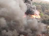 Major fire sweeps Malad slum in Mumbai, no casualties