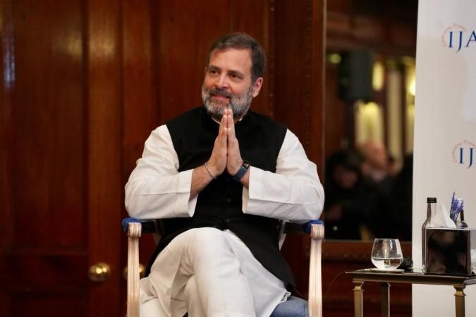 London: Congress leader Rahul Gandhi in conversation with the Indian Journalists' Association, in London London: Congress leader Rahul Gandhi in conversation with the Indian Journalists' Association, in London