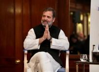 London: Congress leader Rahul Gandhi in conversation with the Indian Journalists' Association, in London