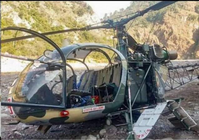 An Army chopper crashed in Arunachal Pradesh on Thursday, officials said, adding that two pilots were missing. An Army chopper crashed in Arunachal Pradesh on Thursday, officials said, adding that two pilots were missing.