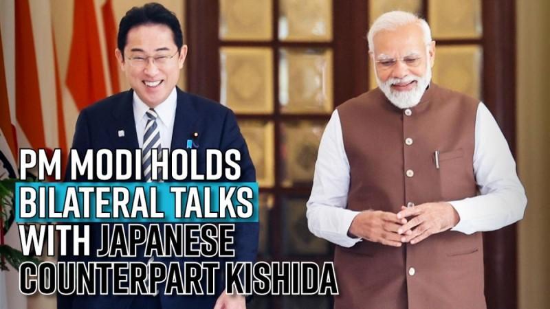 PM Modi holds bilateral talks with Japanese counterpart Kishida, thanks him for G7 summit invite